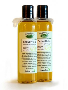 Cellulittolje med nyperose 500ml (2*250ml)