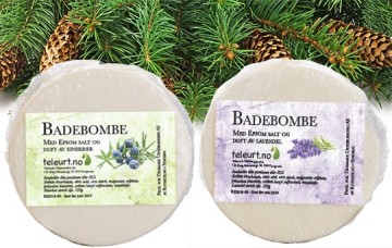 Badebomber - Lavendel og Einer