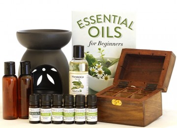 Aromaterapisett - 6stk eteriske oljer