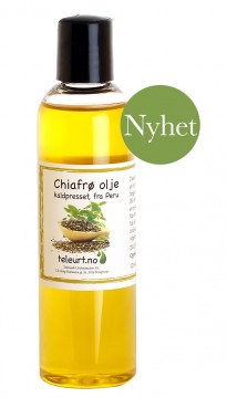 Chiafrø olje, kaldpresset, 125 ml
