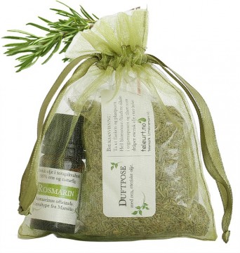 Rosmarin duftpose med 5ml rosmarin eterisk olje