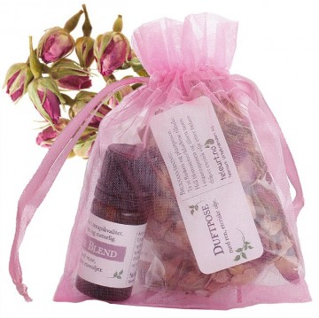 Rose duftpose med 2,5ml ekte roseoljer