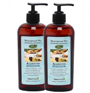 Allround massasjeolje 500ml (2*250ml)