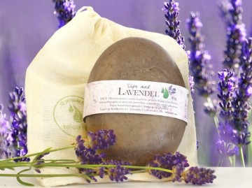 Lavendel såpestykke