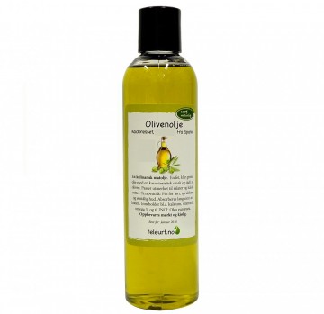 Olivenolje kaldpresset (Olea europaea) Spania, 250ml
