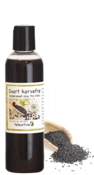 Svart karvefrø kaldpresset (Nigella sativa) 125ml