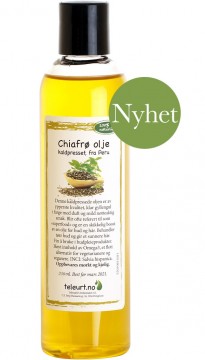 Chiafrø olje, kaldpresset, 250ml