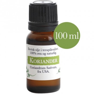 100ml Koriander (Coriandrum sativum) fra USA