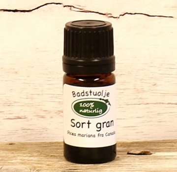 Badstuolje Sort Gran 5 ml
