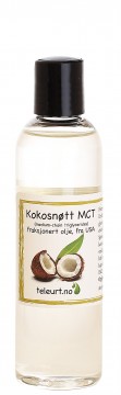 Kokosnøtt olje (Cocos nucifera) MCT, 120ml