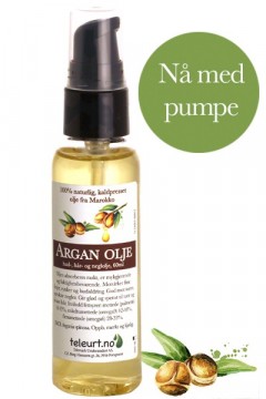Arganolje, ren kaldpresset (Argania spinosa), 60ml