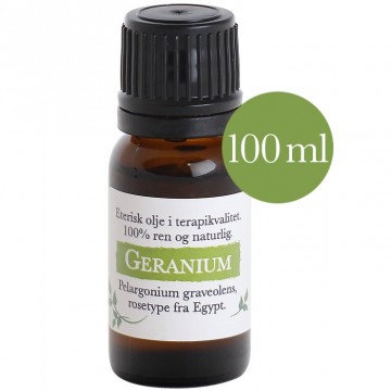 100ml Geranium (Pelargonium graveolens) fra Egypt