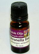 10ml Sitronella Fine (Cymbopogon winterianus) fra Java