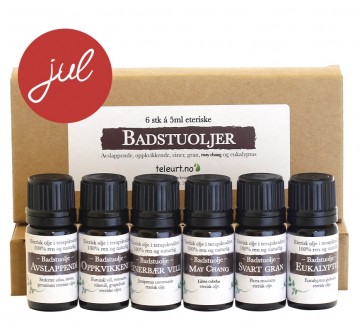 Badstuoljer, 6stk á 5ml i eske