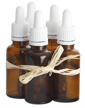 5 tomflasker (30ml) i en pakke