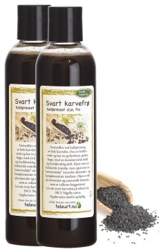 Svart karvefrø kaldpresset (Nigella sativa) 500ml (2*250ml)