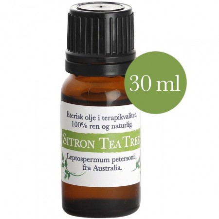 30ml Sitron Tea Tree  (Leptospermum petersonii) fra Australia