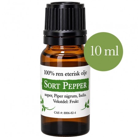 10ml Sort pepper super (piper nigrum) fra India