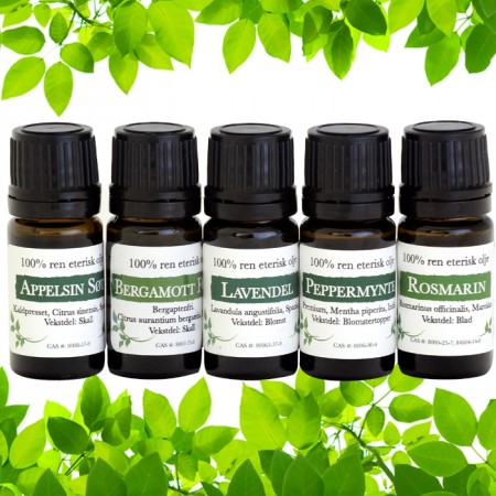 5 stk eteriske VÅROLJER, 5ml