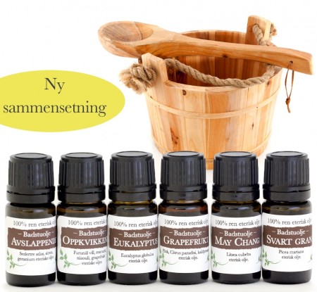 Badstuoljer, 6stk á 5ml