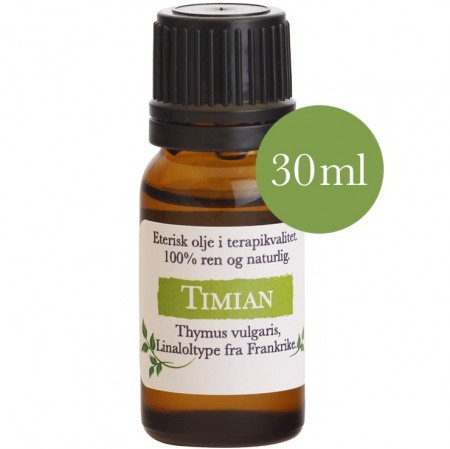 30ml Timian (Thymus vulgaris) fra Frankrike