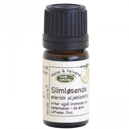 5ml Slimløsende olje ved forkjølelse og sår hals