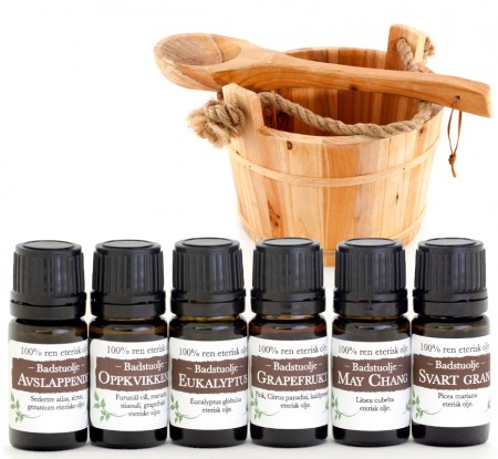 Badstuoljer, 6stk á 5ml