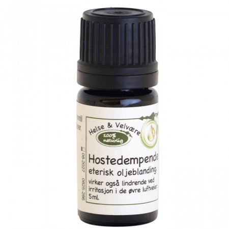 5ml Hostedempende olje ved forkjølelse og sår hals